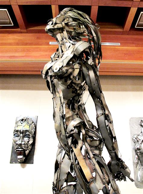 Sculpture Woman Metal 